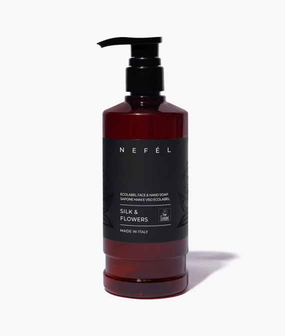 „Silk & Flowers“ ekologinio ženklo veido ir rankų muilas